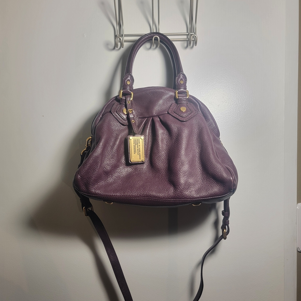 Y2k Marc Jacobs Plum Leather Satchel
